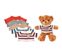 yztju Ours en peluche avec vêtements - Ensemble de jouets d'animaux remplis de 30,5 cm, mignon et doux avec des tenues amovibles | Construisez votre propre adorable compagnon d'ours en peluche pour