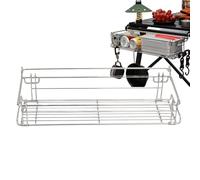 yztju Panier de pour Le Camping - Caisse de Rangement Portable, Transporteur de Services publics Pliable | Étagère latérale de Table extérieure, arrière-Cour BBQ Place PIOCNIQUE Charge Station de voy
