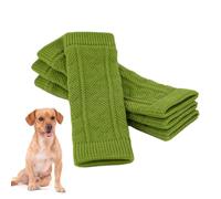 yztju Pet Recovery Sleeve Lot de 4 chaussettes de soutien pour la jambe de chien | Protection de coude confortable avec ajustement flexible, housse de guérison pour petites races, chiots de taille