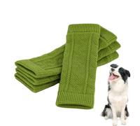 yztju Pet Recovery Sleeve Lot de 4 chaussettes de soutien pour la jambe de chien | Protection de coude confortable avec ajustement flexible, housse de guérison pour petites races, chiots de taille