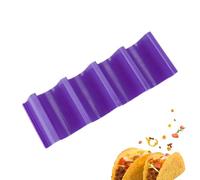 yztju tacoHolder | Waving Shape Rack Holder Food Tray | 4 Compartments Soft tacoShell Holder, Multi-Use Food Tray For Keeping Shells Upright
