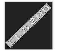 yzw6688 Autocollant 3D ABS Noir avec Logo CLA 200, Lettre emblème CLA200, Badge de Coffre de Voiture Compatible avec CLA200 W117 C117 W118 C118, Accessoires (Color : Chrome)