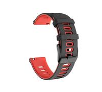 yzw6688 Compatible avec la montre intelligente K22/C20/K56 PRO Bracelet de sport souple en silicone Compatible avec le bracelet K52 K27 K37 LEM56 DM50 C22(Black red)