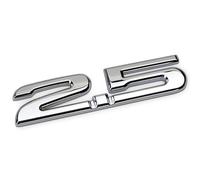 YZWDSFP Voiture 3D Emblème Carrosserie pour 2.5 2.0, Lettres Autocollant Logo Sticker Accessoires de Décoration, Autocollants de Style de Voiture,A