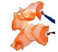 YZWHKJ Fan Veil Soie Éventails de Danse Imitation Soie 1 pièce/1 Paire 10 Couleurs voiles Couleur Unie éventails du Ventre 180 * 90CM(09,1pc Right hand-150cm)