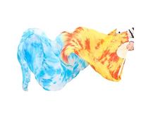 YZWHKJ Fan Veil Soie Éventails de Voile Danse du Ventre en Soie Teints, Long éventail, véritable(Color 2,150x90cm)