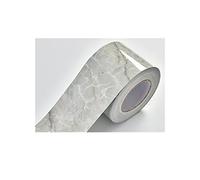 YZWHKJ Frise Murale Adhesives Autocollant mural de plinthe étanche pratique Film décoratif Taille auto-adhésive Ligne séjour en marbre Papier peint Borders(Marble BGC,10mx10cm)