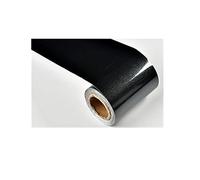YZWHKJ Frise Murale Adhesives Ligne de taille 10m Stickers muraux bois Bois Plinthes marbre étanche Auto-adhésif Cuisine Corner frontière Fond d'écran Film décoratif(Shiny Black)