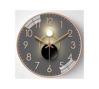 YZWHKJ Horloge Murale Lumineuse Horloge Murale Lumineuse Moderne De Luxe, Silencieuse, sans Tic-tac, Perforation, for Cuisine, Salon, Chambre À Coucher, Salle Bain(Style1)