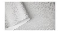 YZWHKJ Papier Peint Intissé Rouleau de papier peint géométrique de luxe gris foncé, papier peint noir et gris, design moderne, chambre à coucher, salon, arrière-plan, décoration d'intérieur(P02204)