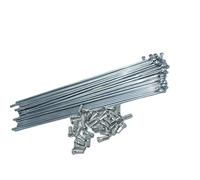 YZWHKJ Rayons de Vélo Vélo électrique 12G diamètre 2.5mm Longueur 64-230mm Rayons #45 Acier + écrous 37 pièces/lot(12G 132mmblack Color)
