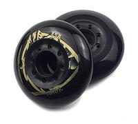 YZWHKJ Roues de Skateboard Roues 76mm 80mm 85A Patins à Roues alignées Rouleau Slalom Faites Glisser Rouleau(4x80mm Black 1)