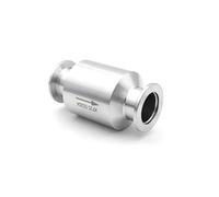 YZWRWRMKTB 1pc KF40 304 stainless steel vacuum KF snap check valve, vacuum pump exhaust check valve