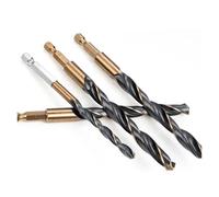 YZWRWRMKTB 3pcs 5.0mm HSS4341 Hex Shank Twist Drill Bit Set Wood Metal Stainless Steel Hole Cutter Core Drilling Tool Cobalt Drill Bits