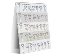 YZWRWRMKTB How To Tie A Suit Poster Neckwear Knot Guide | Step by step folding diagram for four in hand and Windsor knots(Framed,12x18inch(30x45cm))