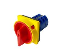 YZWRWRMKTB Interrupteur à cames rotatif inverseur LW26-25/3GS 690 V 25 A 3 pôles 2 positions OFF-ON avec cadenas et démarreur électronique