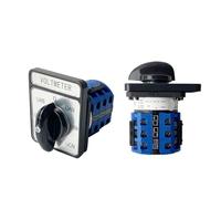 YZWRWRMKTB Voltmètre CA10, commutateur à cames triphasé, 4 fils, 7 positions, 20 A, 690 V, sélecteur rotatif, 12 bornes, LW26, YMW26