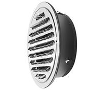 Yzwuyou Grille d'aération 120 mm Circulaire en Acier inoxydable Grille de Ventilation Vent Cap avec Filet Couvercle pour Hotte de Cuisine