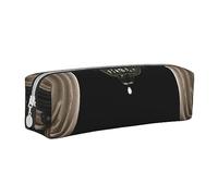 YZWXYYCWM Trousse à crayons en cuir pour lustre de salle de bal - Durable, élégante et compacte pour hommes, femmes et unisexe - pour le bureau, les voyages et les fournitures de bureau, blanc, Taille