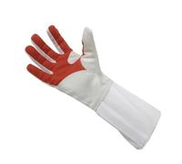 YZWZZXC Gants D'escrime Rembourrés, Gant D'entraînement D'escrime Gant, Unisexe, Antidérapants, Doux et Confortables, pour Fleuret, Épée, Sabre, Droitier(7.5)