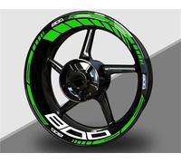 YZXOOP Autocollants De Jantes De Moto pour Kawasaki Z800 Z 800 17 Pouces, Bandes Réfléchissantes pour Jantes Bandes réfléchissantes en Papier