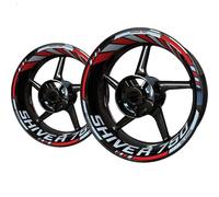 YZXOOP Autocollants Réfléchissants Pour Roues De Moto, Compatibles Avec Aprilia Shiver 750 900, Stickers De Roue En PVC, Couleur 9