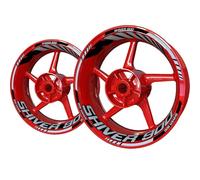 YZXOOP Autocollants Réfléchissants Pour Roues De Moto, Compatibles Avec Aprilia Shiver 750 900, Stickers De Roue, Couleur 14