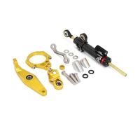 YZXOOP Barre De Commande Stabilisatrice D'amortisseur De Direction De Moto pour Yamaha XSR900 XSR 900 2022 2023 Kit De Support De Montage Kit de Support de Montage d'amortisseur de Directi(Or 4)