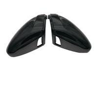 YZXOOP Boîtier De Rétroviseur Extérieur Coque De Rétroviseur avec Trou pour Angle Mort pour VW pour Passat B8 pour Variant pour Arteon (2016, 2017, 2018, 2019, 2020) Capuchon Couvercle(Noir 1)
