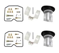 YZXOOP Carburateur Révision Kit Kits De Réparation De Carburateur pour Moto pour Kawasaki ER-5 ER500 1997-2005 De Réparation De Carburateur Piston Diaphragme Flotteur. Carb Reparation Kit(Ensemble 5)