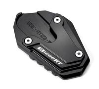 YZXOOP CNC Extension De Béquille Latérale pour Moto pour BMW R1200RT R1200 RT R1250RT R1250 RT 2022 2023 Coussin béquille(Noir,R1200RT)