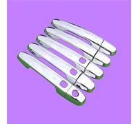 YZXOOP Garniture Garniture De Poignée Porte Pour Toyota Pour Vanguard 2005-2013 Décorative Argentée Coque Protection 2006 2007 2008 2009 2010 2011 2012 Couvercle De Poignée De Porte De Voiture