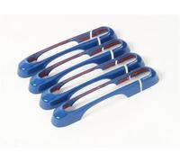 YZXOOP Garniture Garnitures De Poignées Porte Pour Jeep Pour Renegade 2015+ Avant, Arrière, Extérieur, Côtés Autocollants Couvercle De Poignée De Porte De Voiture