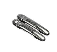 YZXOOP Garniture Protection De Poignée Porte Extérieure Pour Nissan Pour Juke 2010-2019 Enjoliveurs Décoratifs 2013 2014 2015 2016 2017 2018 Couvercle De Poignée De Porte De Voiture