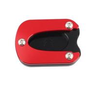 YZXOOP Latérale Extension Béquille Plaque De Béquille Latérale pour Royal pour Enfield Meteor 350 Meteor350 21-23 Plaque De Support D'extension De Béquille Latérale pour Pied Plaque Agrandir(Rouge 1)