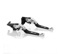 YZXOOP Levier d'embrayage De Frein De Moto CNC en Aluminium Réglable pour Suzuki Bandit 650S 15 GSF 600S 250 1996-2007 Accessoires De Barre De Poignée Alliage Partie(Argent)