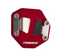 YZXOOP Support Latéral De Pied De Moto, Plaque De Support Latéral, Agrandissement du Support Latéral pour Aprilia Tuareg 660 2021 2022 CNC Coussin béquille(Rouge)