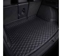 YZYLYW Voiture Cuir Tapis de Coffre pour VW Tiguan 3 2024 2025, Antidérapant Imperméable Protection Coffre Voiture Cargaison avec Bords Surélevés Accessoire,A/Black