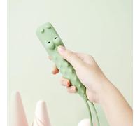 YZYOE Lampe de poche LED crocodile rechargeable, lampe de poche en silicone en forme d'animal mignon, Confortable Touch Long Press pour régler la luminosité éclairage extérieur Lumière créative.