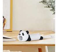 YZYOE Nouvelle lampe de poche rechargeable Panda LED, lampe de poche en silicone forme d'animal mignon, presse longue au toucher confortable pour ajuster éclairage extérieur Lumière créative.