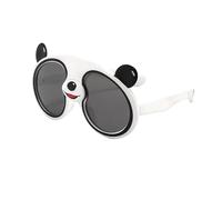 YZZT Lunettes de soleil Panda mignonnes pour enfants - protection UV, monture TPE flexible, adaptée aux sports et aux activités de plein air, légère et durable, adaptée aux plus de 3 ans