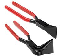 Yzzthumss D'Outils à Main 2 Pièces Plieuses de Tôle Coupeuses Plieuses Pinces Aplatissantes Toiture Réparation Automobile pour le Travail des Métaux