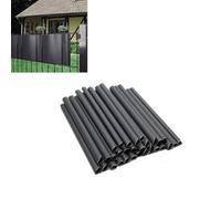 Yzzthumss Pour les Bandes D'Écran D'Intimité, Serrez le Rail pour les Tapis à Double Tige, les Clips de en PVC de 30 Pavé