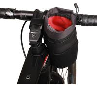 Z Adventure Pouch Bag-Sacoche Guidon Vélo-Sac Velo Extensible Bikepacking-Porte-Bidon Guidon Vélo -Noir,1.1l