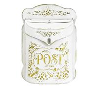 Z² BellaDecor Boîte aux lettres antique style shabby vintage - Charme nostalgique Décoration d'intérieur en métal rétro jardin décoration extérieure