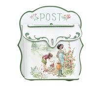 Z² BellaDecor Boîte aux lettres vintage shabby - Anthracite - Style maison de campagne - En métal - Style ancien - Décoration d'extérieur