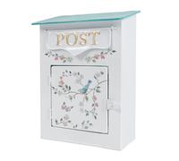 Z² BellaDecor Boîte aux lettres vintage shabby - Anthracite - Style maison de campagne - En métal - Style ancien - Décoration d'extérieur