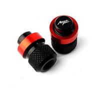 Z Bouchons de Valve de Pneu for Honda CRF1100L Africa Twin Sports CRF 1100 L 2021 - 2024, Accessoires de Moto, Support latéral, Plaque d'agrandissement X (Color : Tire Cap-Red)