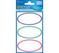 Z-design etiquettes pour ménage ovale avery 59419