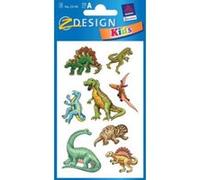 Avery Autocollants pour enfants 53144 Dinos 24 autocollants multicolores